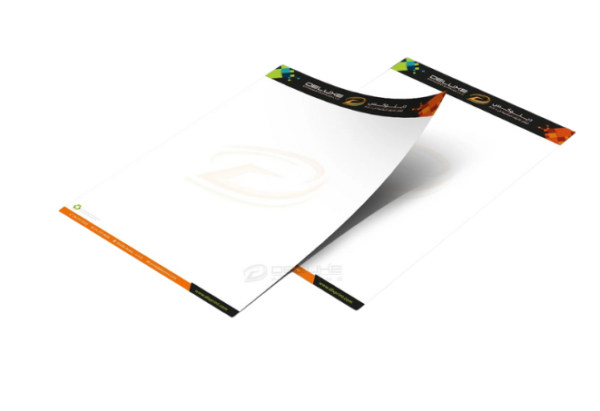 Illustration of a folder containing printed documents.